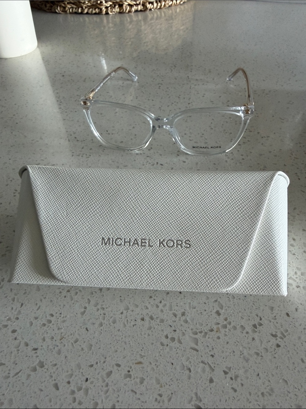 Michael Kors Transparent Clear Frame Eyeglasses - Picture 4 of 8